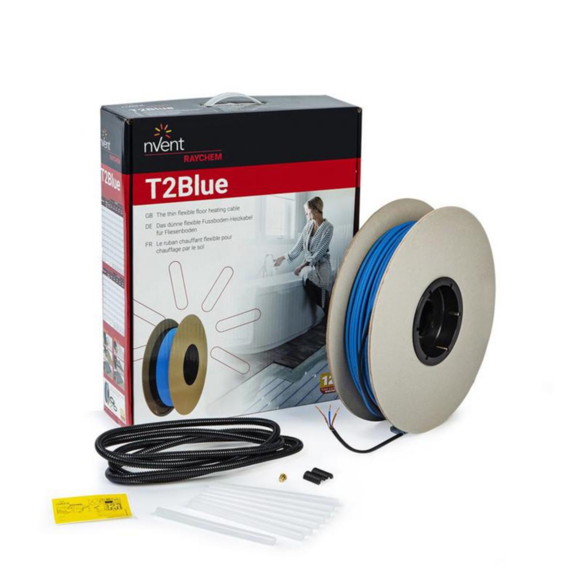 Värmekabel T2Blue-10 utan termostat, Raychem - VÄRMEKABEL RAYCHEM T2BLUE-10-40m 400W UTAN TERM