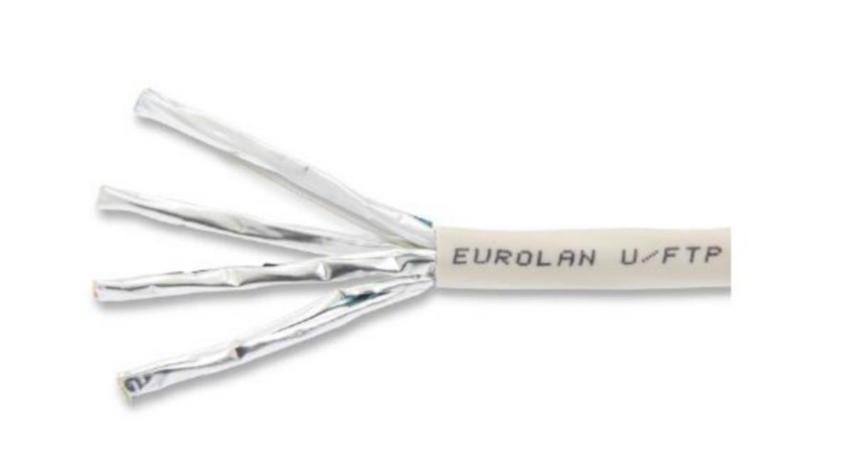 Nätverksdatakabel Eurolan CAT6A U/FTP B2CA - NÄTVERKSDATAKAB. CAT6A EUROLAN U/FTP B2CA 500M/TRUMMA