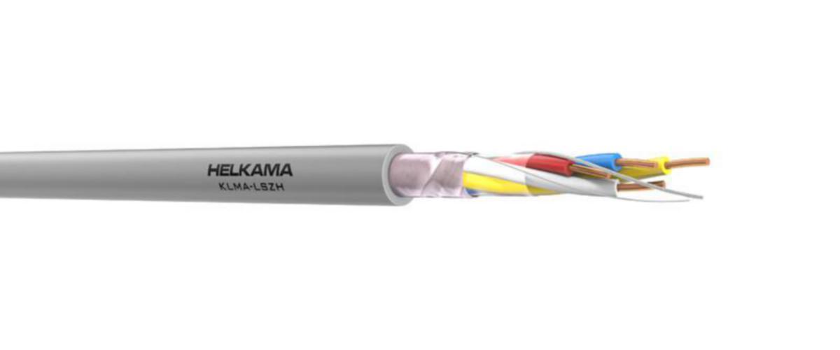 Instrumenteringskabel KLMA-HF Dca - INSTRUMENTERINGSKABEL HELKAMA KLMA-LSZH 2X0.8+0.8 DCA LTK150
