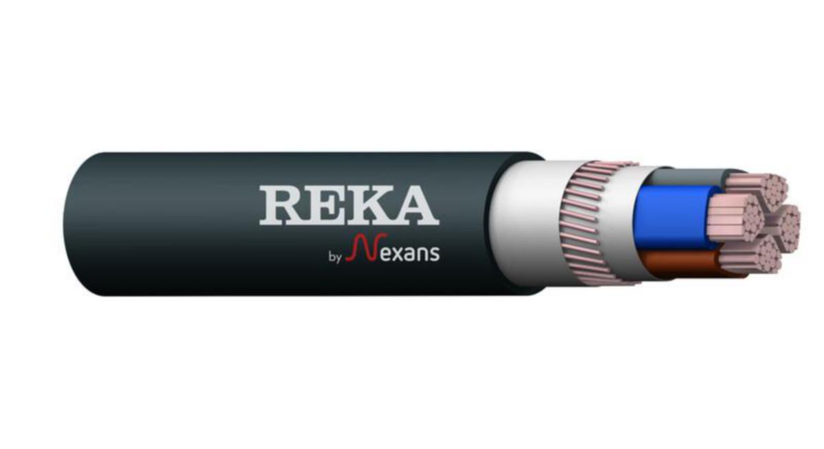 Kopparkraftkabel HF Reka XCMK Dca - KOPPARJORDKABEL-HF REKA XCMK-HF 4x70/35 Dca K1000