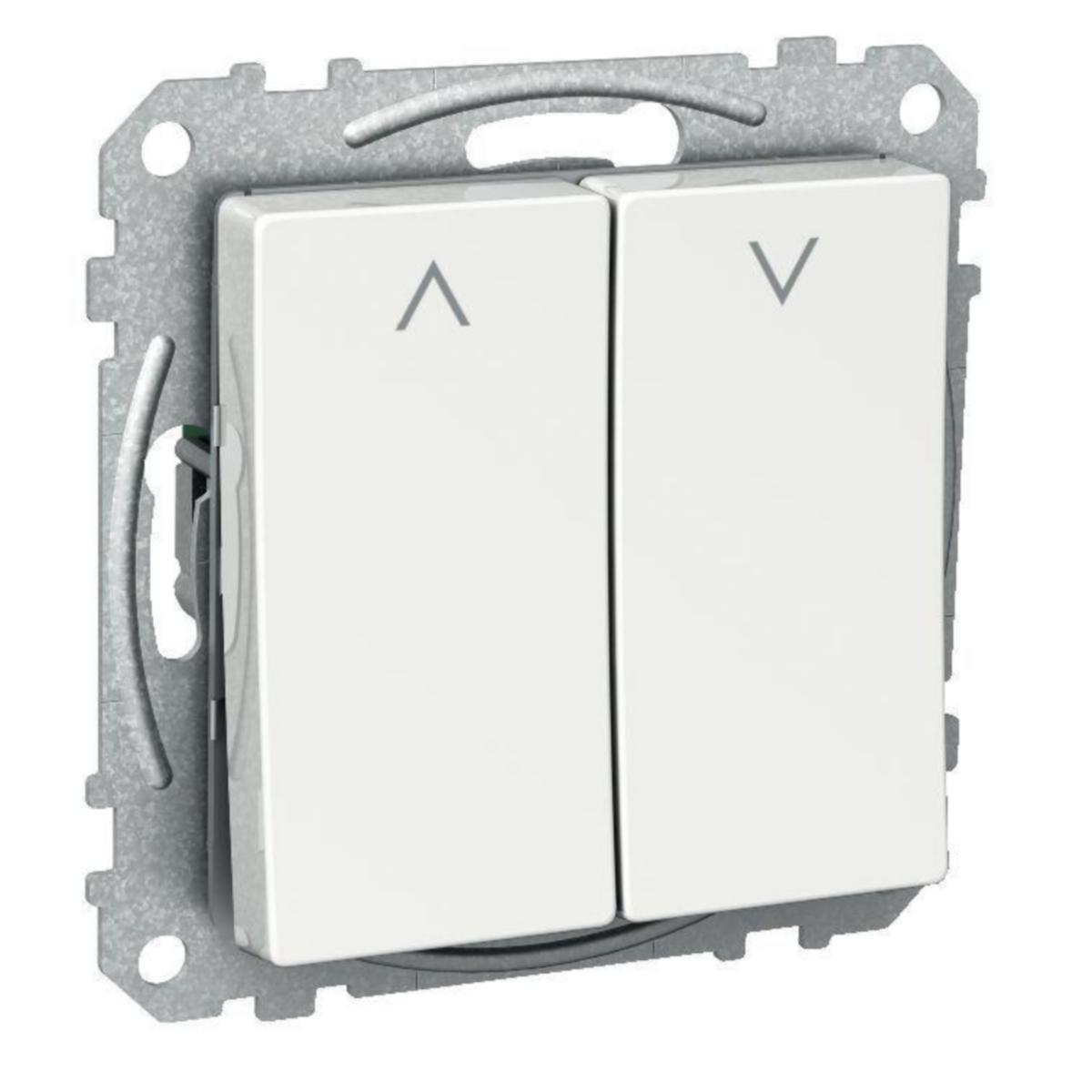 Strömställare Schneider Electric Exxact persiennstyrning - EXXACT BRYTARE MARKISBRYTARE/16A/IP21 VIT