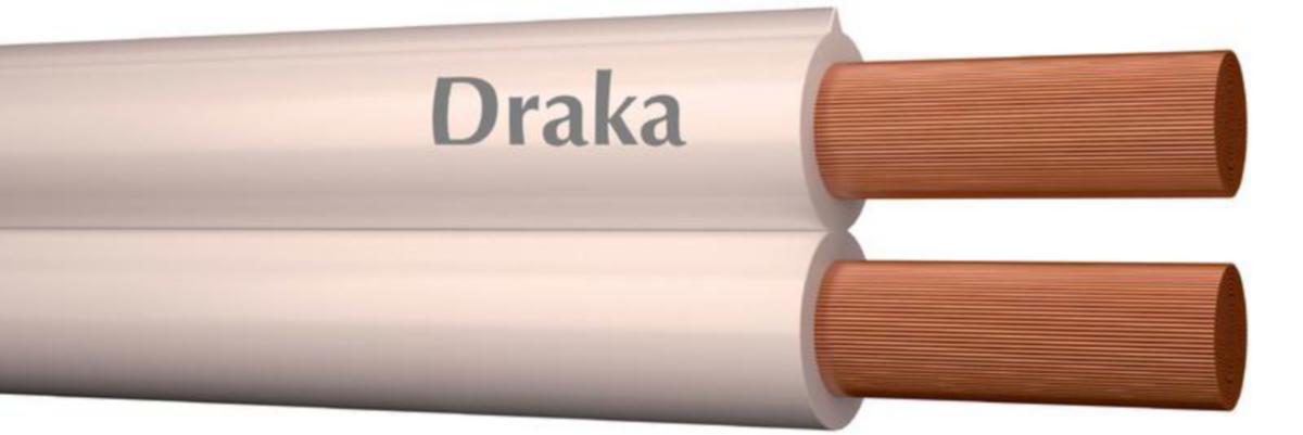 Högtalarkabel Draka HALOFIX - HÖGTALARKABEL DRAKA HALOFIX 90 2x1.5 Eca GRÅ MK50