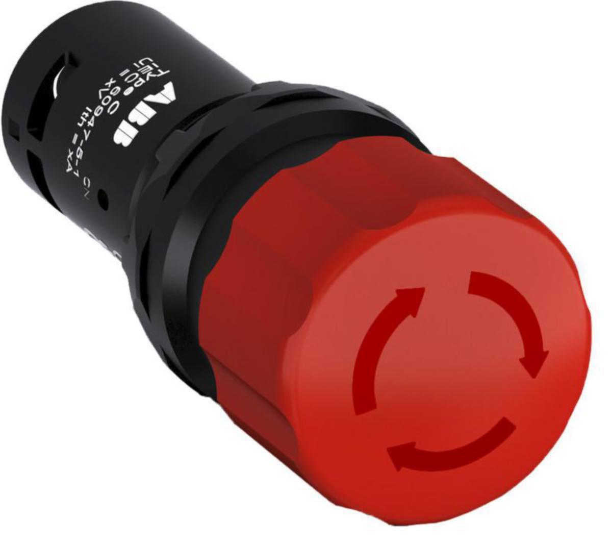 Nödstopp-tryckknapp ABB - TRYCKKNAPP CE3T-10R-01