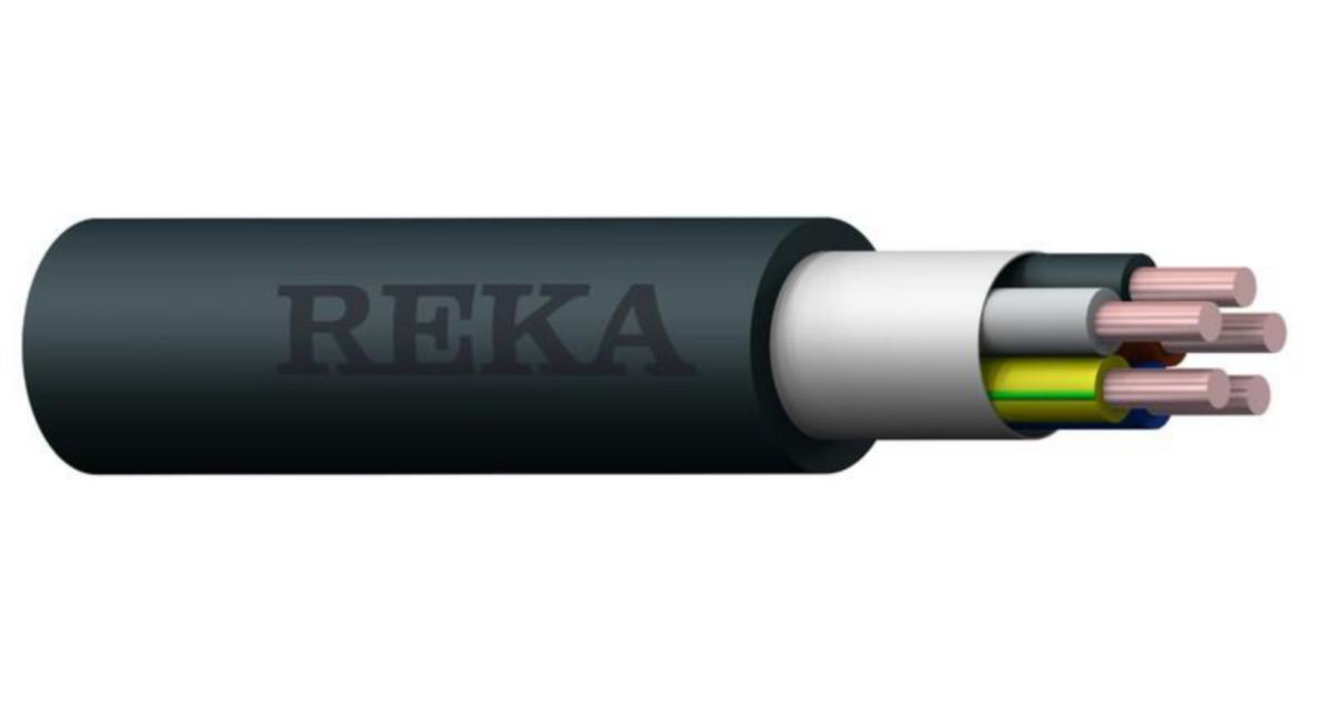 Installationskabel Reka EQQ LiteRex svart Dca - INSTALLATIONSKABEL-HF REKA EQQ LITEREX SV 5G2.5 DCA R50