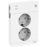 Vägguttag Schneider Electric Exxact