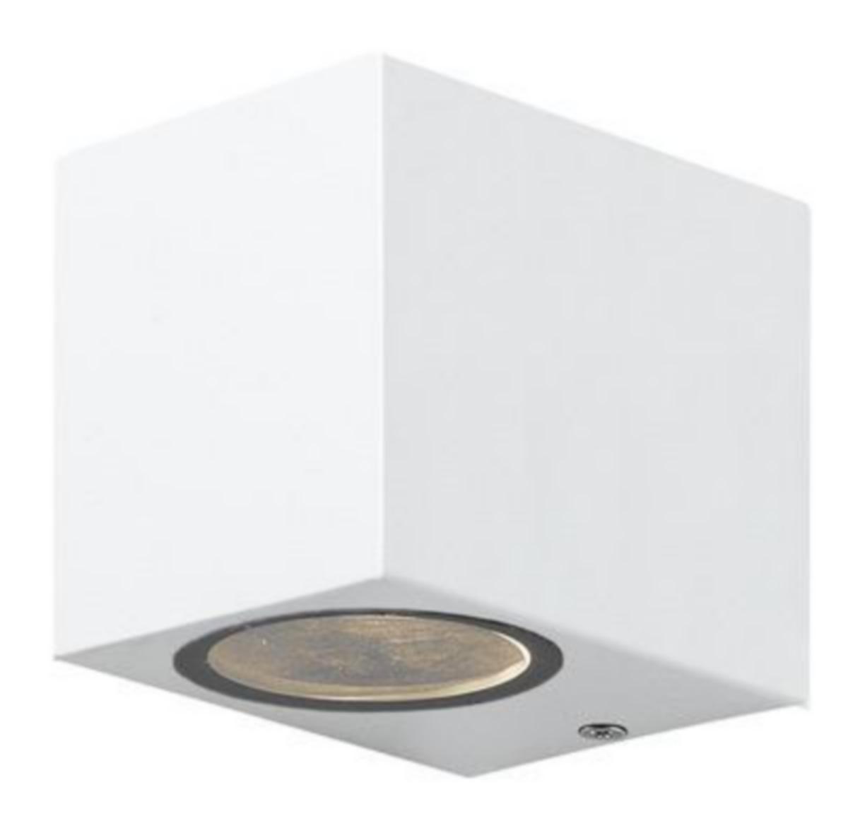 Väggarmatur utomhus Airam Sund IP44 - EXTERIÖR VÄGGARMATUR SUND IP44 GU10 GLC WH