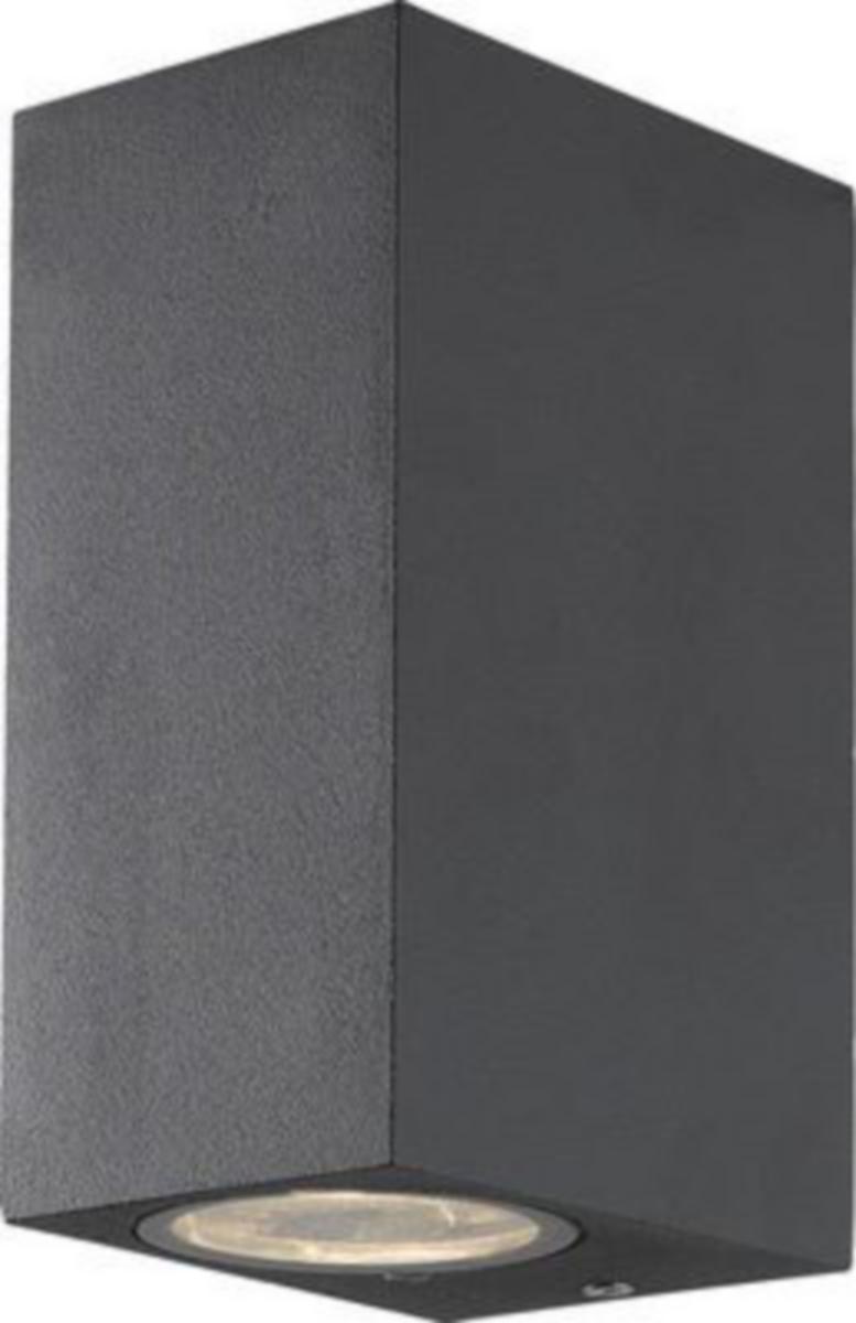 Väggarmatur utomhus Airam Sund IP44 - EXTERIÖR VÄGGARMATUR SUND IP44 2XGU10 GLC ANT