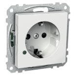 Vägguttag Schneider Electric Exxact 1-vägs med indikering