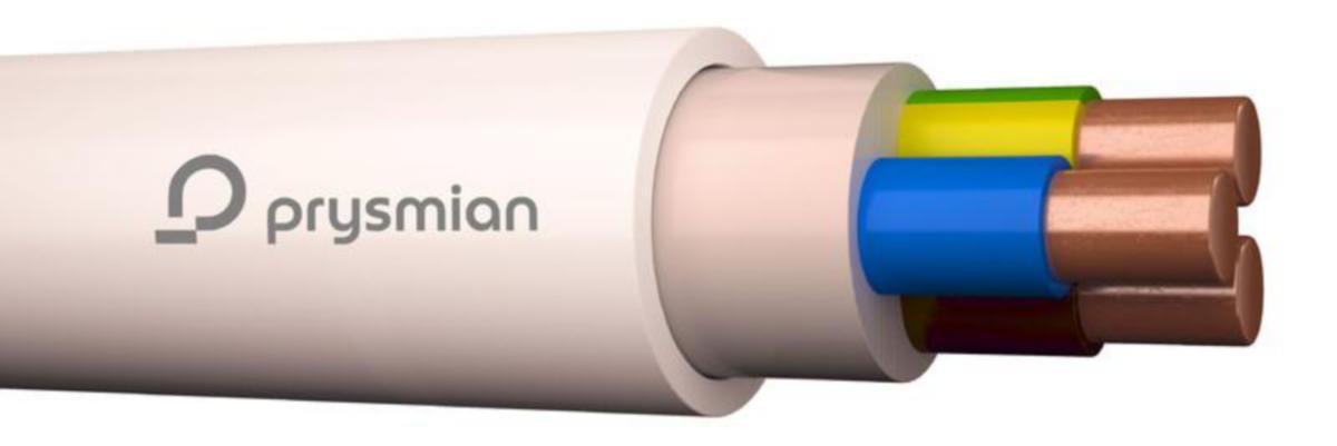 Asennuskaapeli MMJ 3x2,5 CCA - INSTALLATIONSKABEL-HF PRYSMIAN AFUX-HF C-PRO3X2.5 S Cca PK200