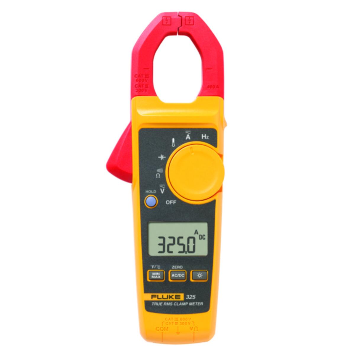 Strömtång Fluke 325 - TÅNGAMPEREMÄTARE EPROD FLUKE-325 400A AC/DC W/TEMP