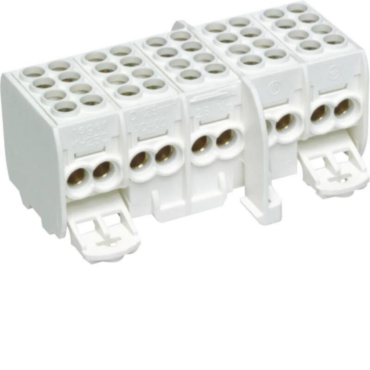 Avgräningsplint Hager - AVGRENINGSKONTAKT KH25C 5P 4X25MM2 BGVA2
