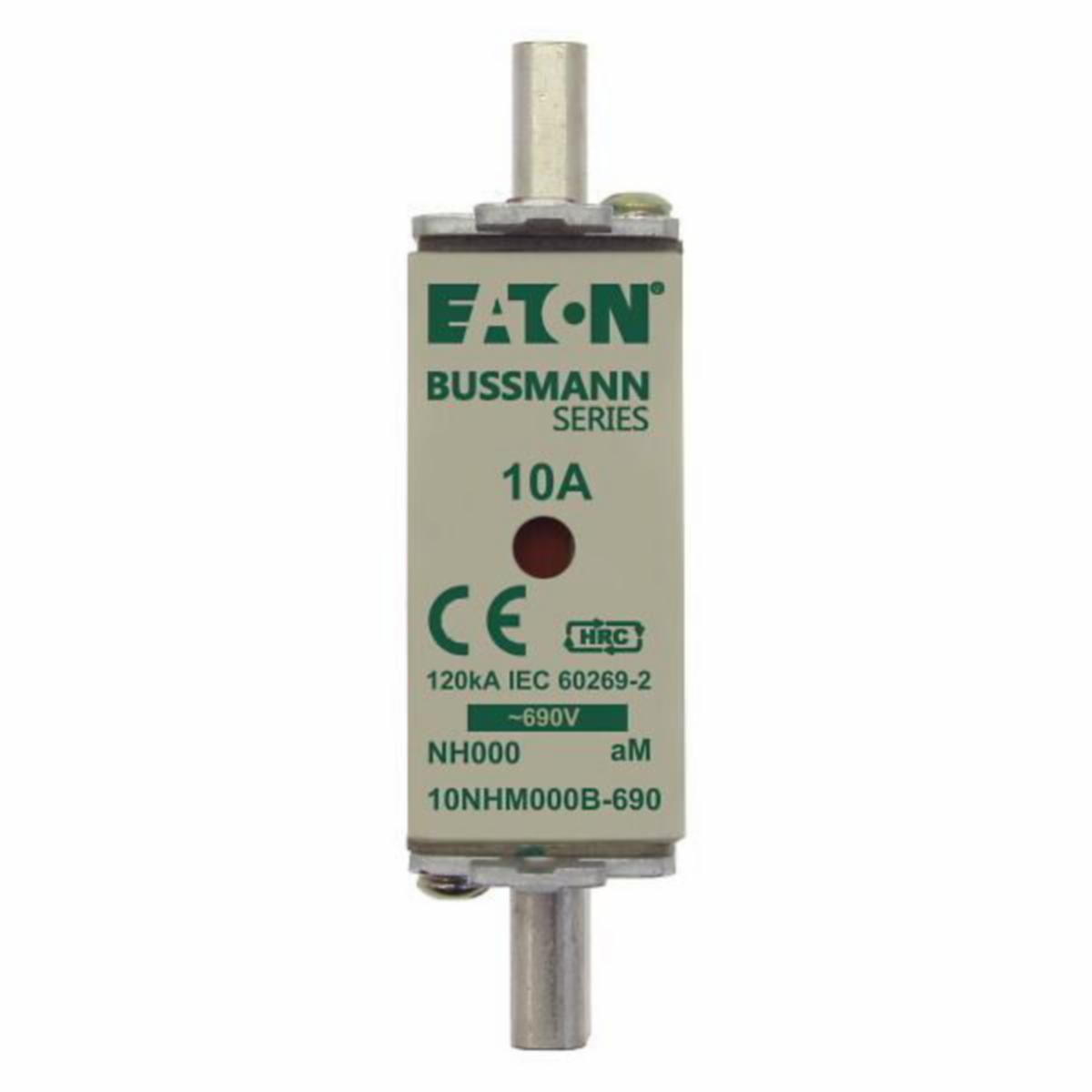 Knivsäkring 690VAC Bussmann by Eaton - NH SÄKRING 10NHM000B 690VAC aM 10A 000