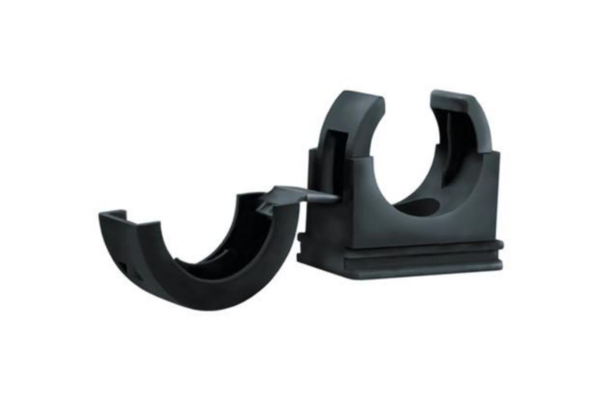 Slanghållare plast, HellermannTyton - PLAST SLANGHÅLLARE HELAGUARD PACC13. Ø 13mm. SV PA66 10st