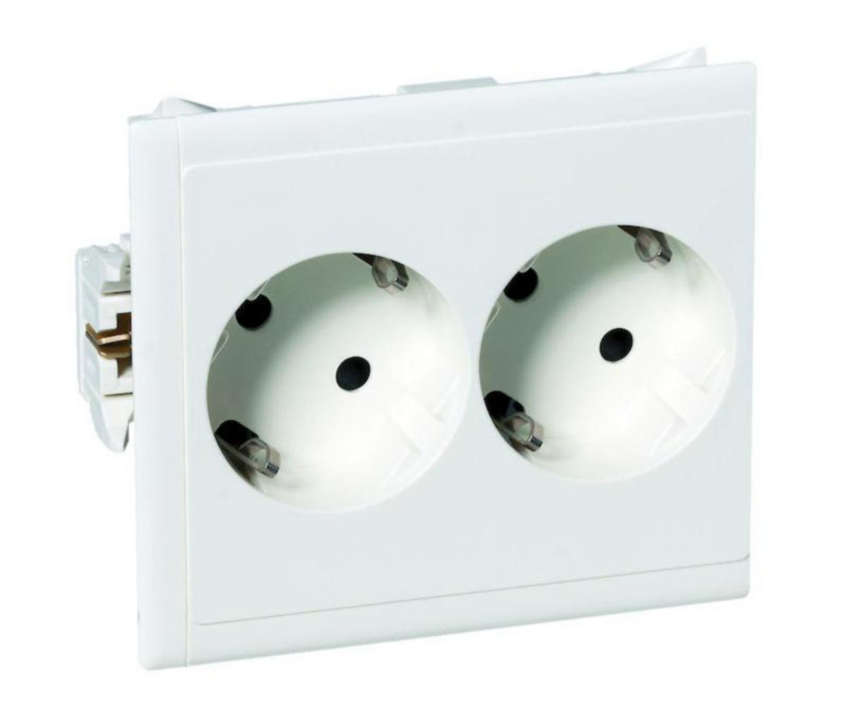 Uttag Schneider Electric Thorsman Pika-CYB-PS - THORSMAN UTTAG CYB-PS SNABB 2-DEL 37° 16A VIT