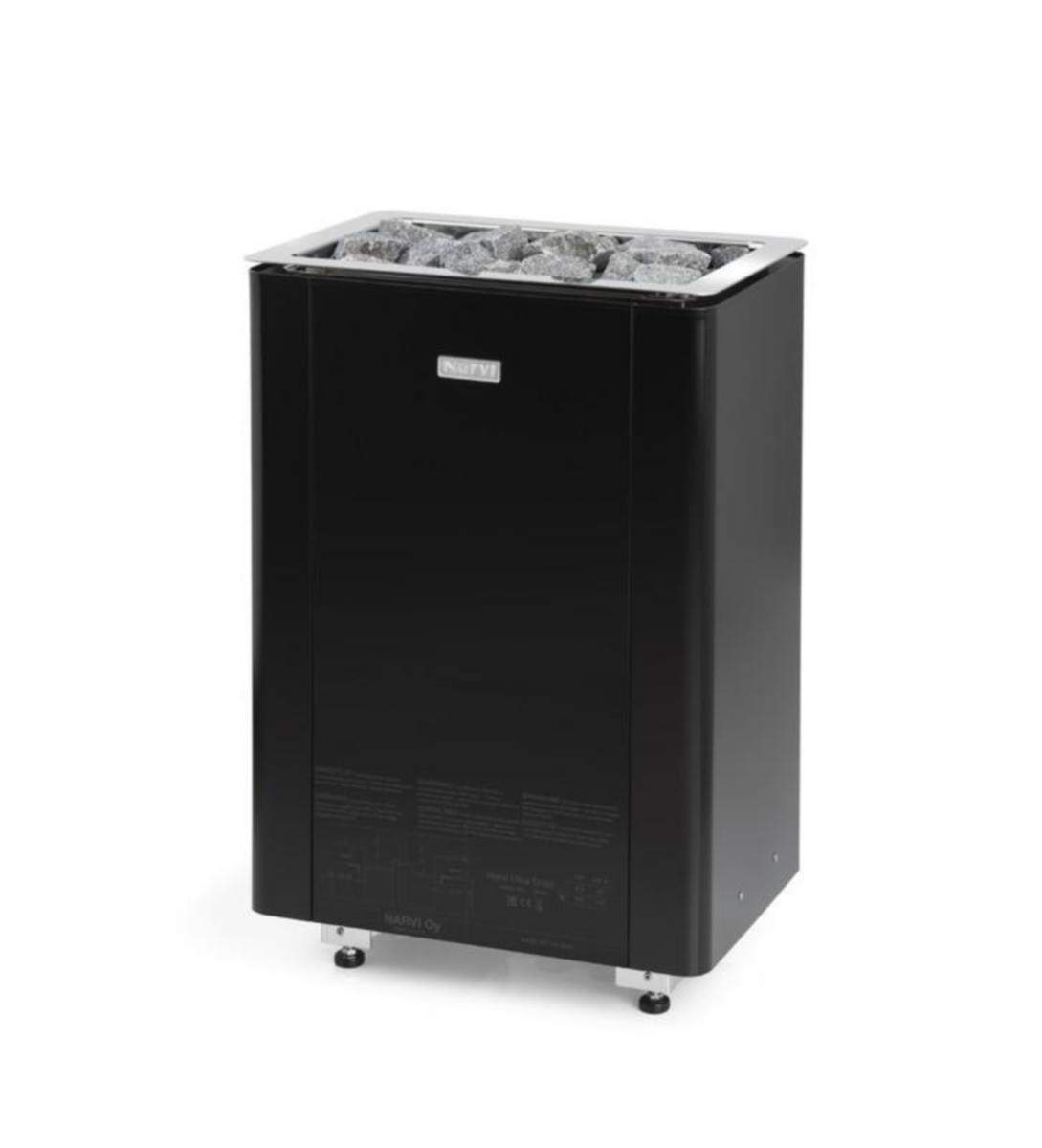Bastuaggregat golvmodell Narvi Ultra Small - BASTUUGN NARVI NARVI ULTRA SMALL 6 KW SVART