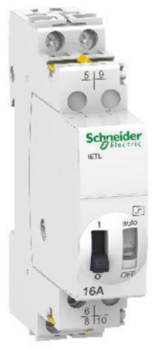 Hjälpkontakt Schneider Electric Acti 9 IETL - KONTAKT MODUL ACTI9 IETL EXT 16A 1V+1S 24VAC/12VDC