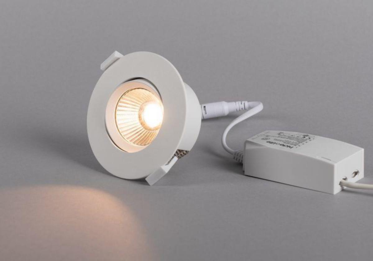 Downlight Hide-a-lite Optic Quick - DOWNLIGHT ARMATUR IP44 350lm 6W Tune DIM WH