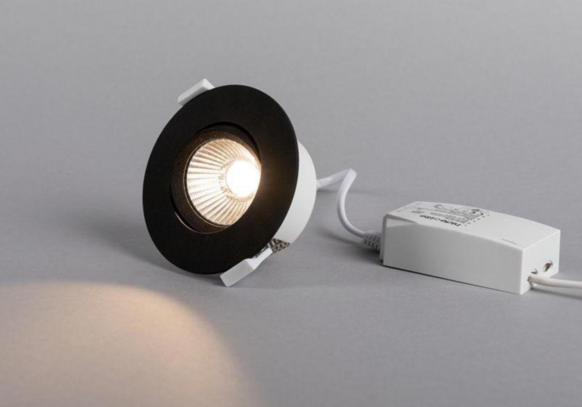 Downlight Hide-a-lite Optic Quick - DOWNLIGHT ARMATUR IP44 420lm 6W 4000K DIM BL