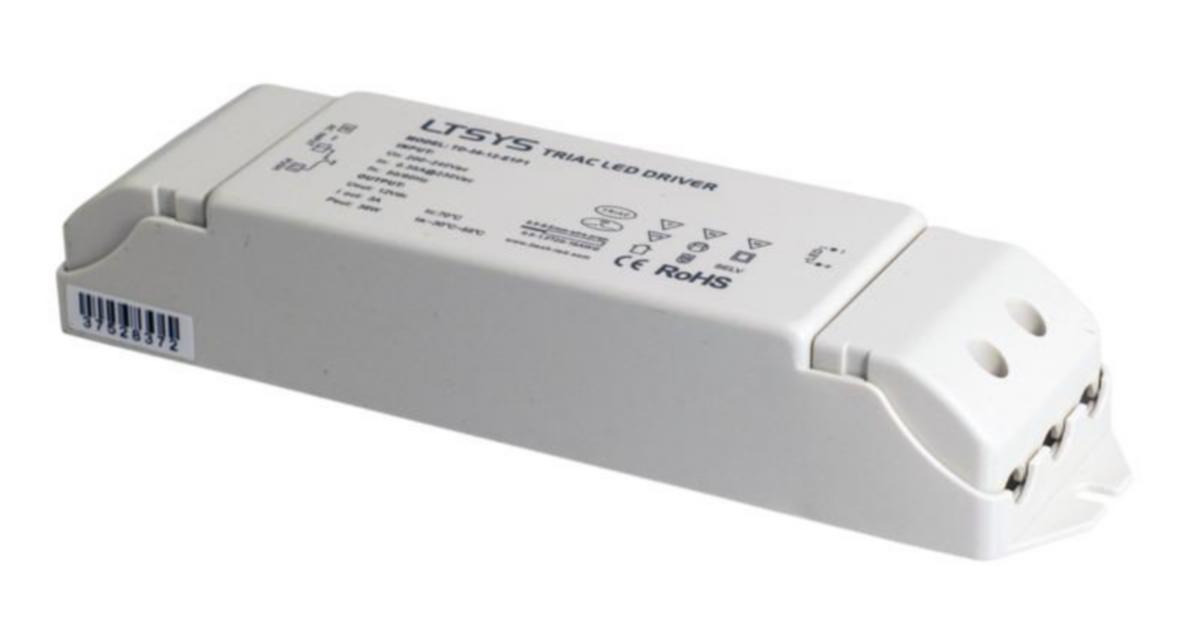 LED drivdon SAAS Highline Strip Power 12V - LED-TRANSFORMATOR STRIP POWER 36W /12V/IP20/DIM