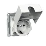 Uttag Schneider Electric Exxact med jordfelsbrytare