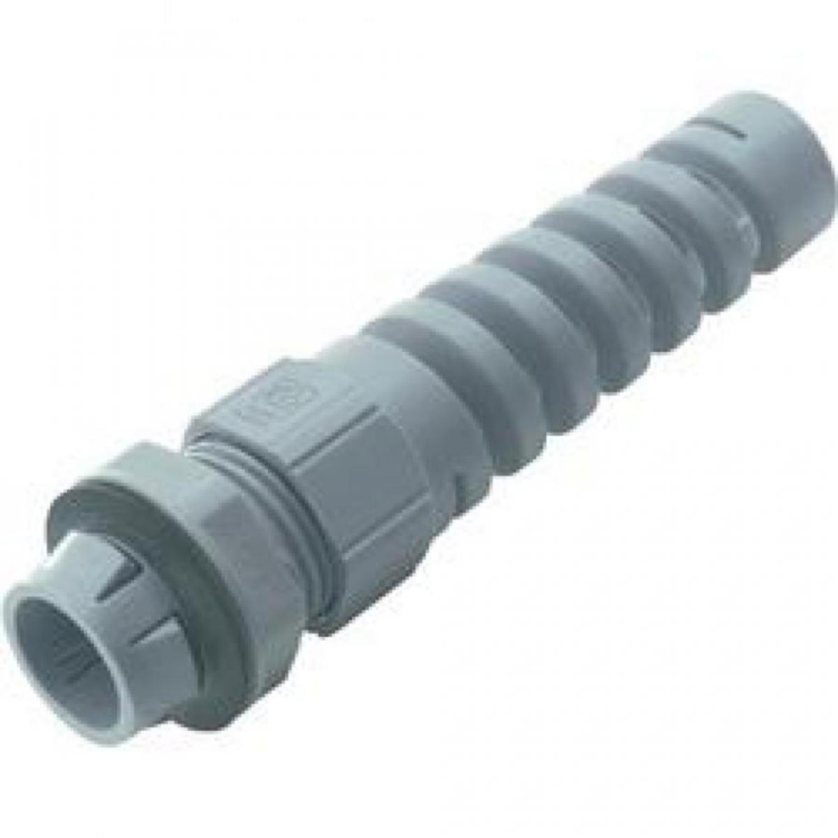 Förskruvning click med brottskyddsspiral plast CLICK BS SKINTOP® - HOLKTÄTNING PLAST SPI SKINTOP CLICK BS 16 RAL7035 IP68