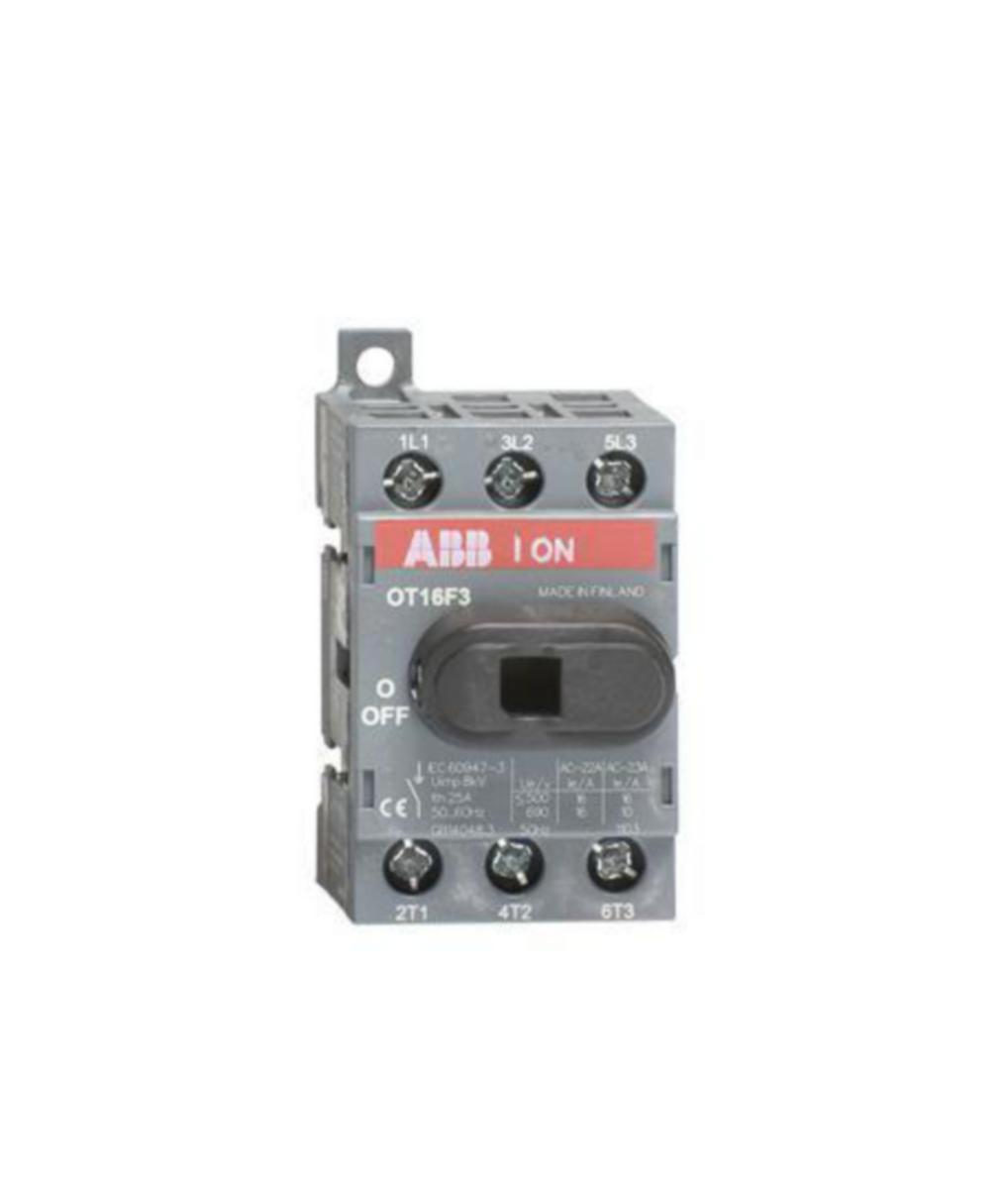 Effektbrytare vippa ABB 3-Polig OT - LASTBRYTARE ABB OT16F3 16A 3-POL
