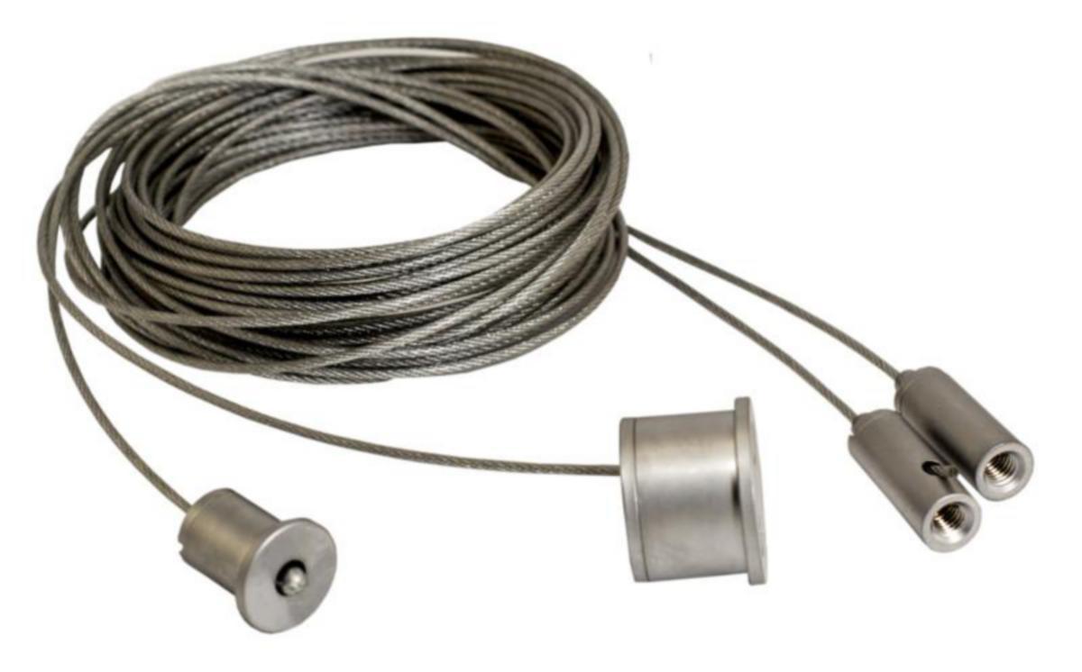 LED-aluminiumprofil Fäste SAAS Highline Hang - FÄSTE SAAS HIGHLINE HANG VAIJER 3M+FÄSTE
