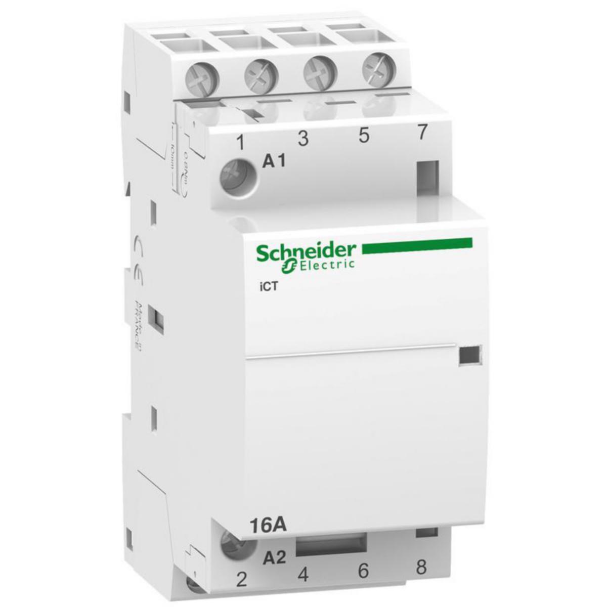 Modulkontaktor Schneider Electric Acti 9 - KONTAKTOR A9C22114 ICT 16A/AC7A 4NO 24VA