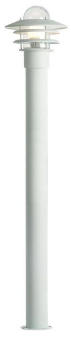 Parkarmatur Airam Käpylä Mini - GÅRDSARMATUR KÄPYLÄ BOLLARD IP44 E27 GLC WH H1100