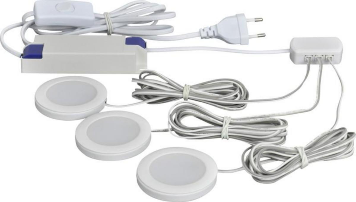 Möbelampa Nordtronic Linea Kit - DOWNLIGHT IP20 3X160LM 2.3 W 350MA 2700