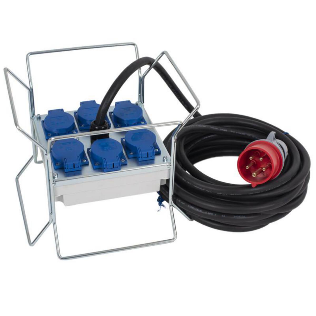 Arbetsplats undercentral a-collection aTMK 316/6 - BYGGCENTRAL A-COLLECTION ATMK 316/6 10m KABEL