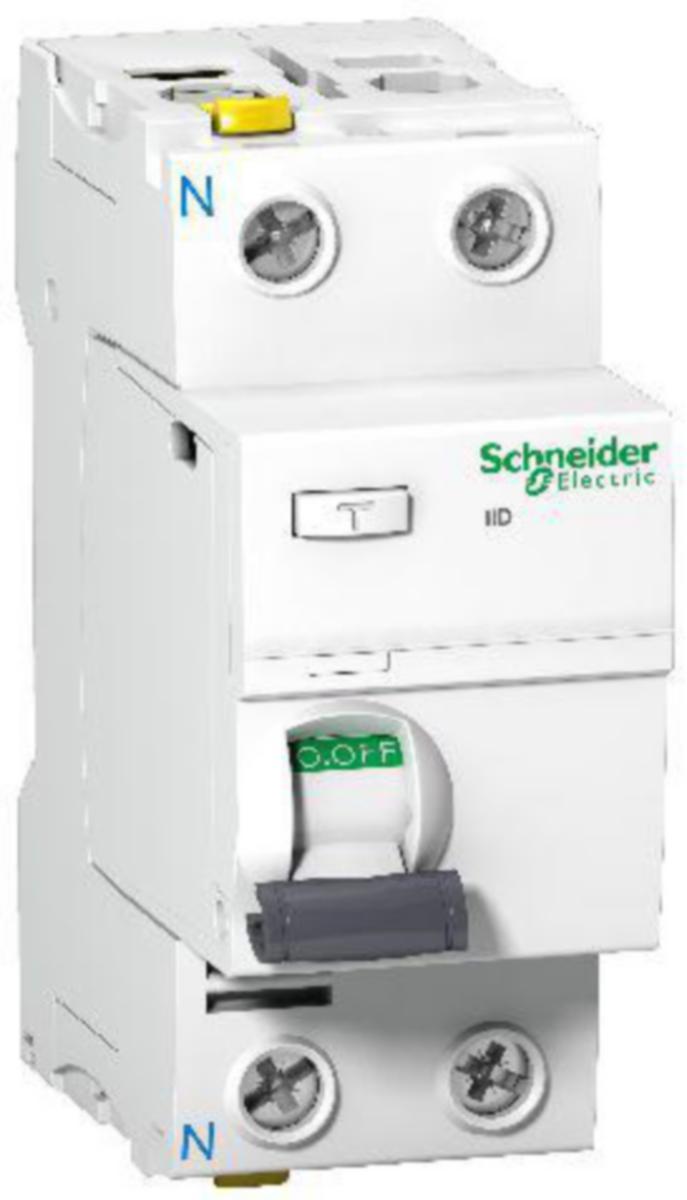 Jordfelsbrytare Schneider Electric Acti 9 - JORDFELSBRYTARE ACTI9 IID JFB. 2P 25A 10mA A