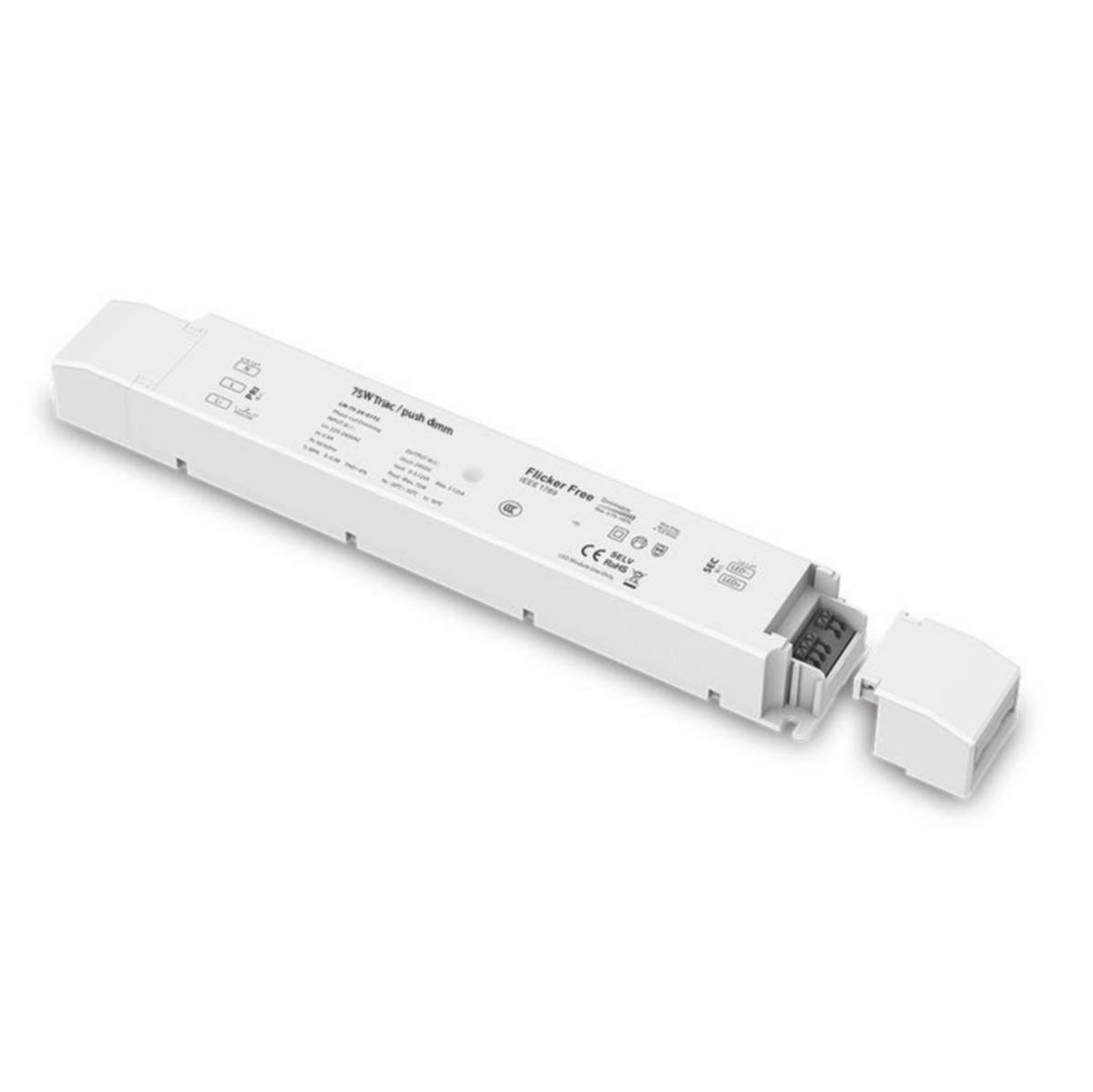 LED drivdon FTLight - TRANSFORMATOR 12V 75W IP20 TRIAC/PUSHDIM