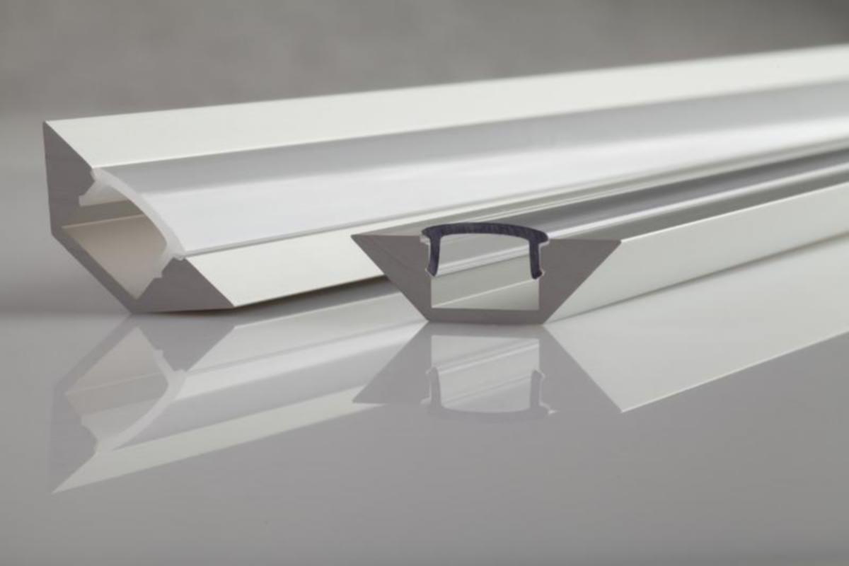 LED-aluminiumprofil Airam Corner - Mekaniska tillbehör Corner Profil 1m AL PCC