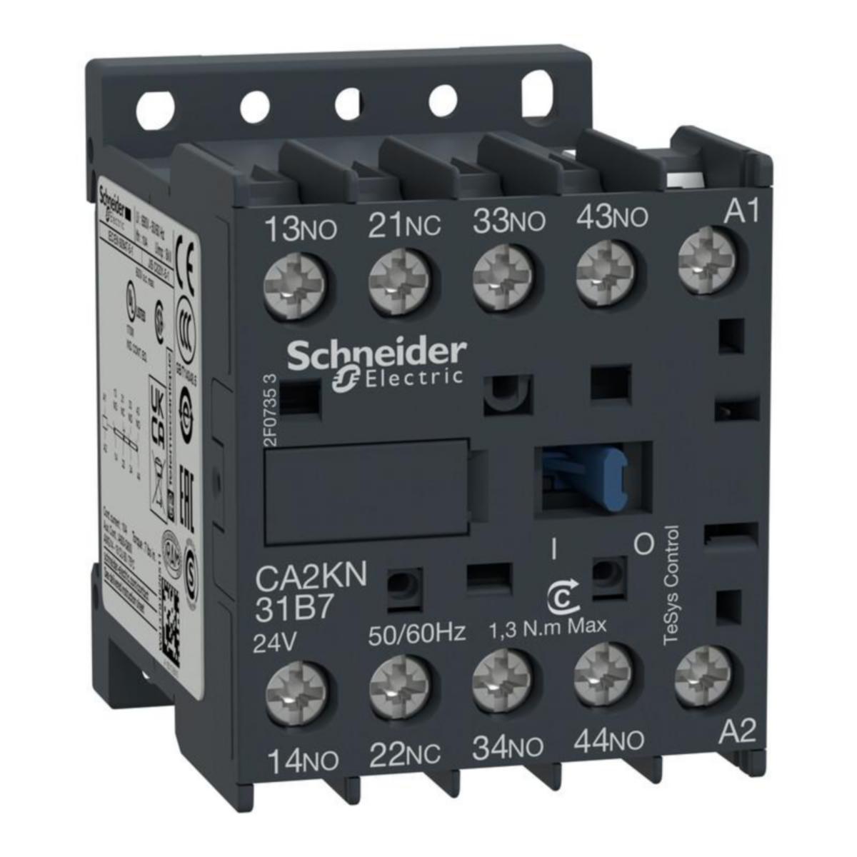 Apukontaktori Schneider Electric TeSys - HJÄLPRELÄ CA2KN31E7