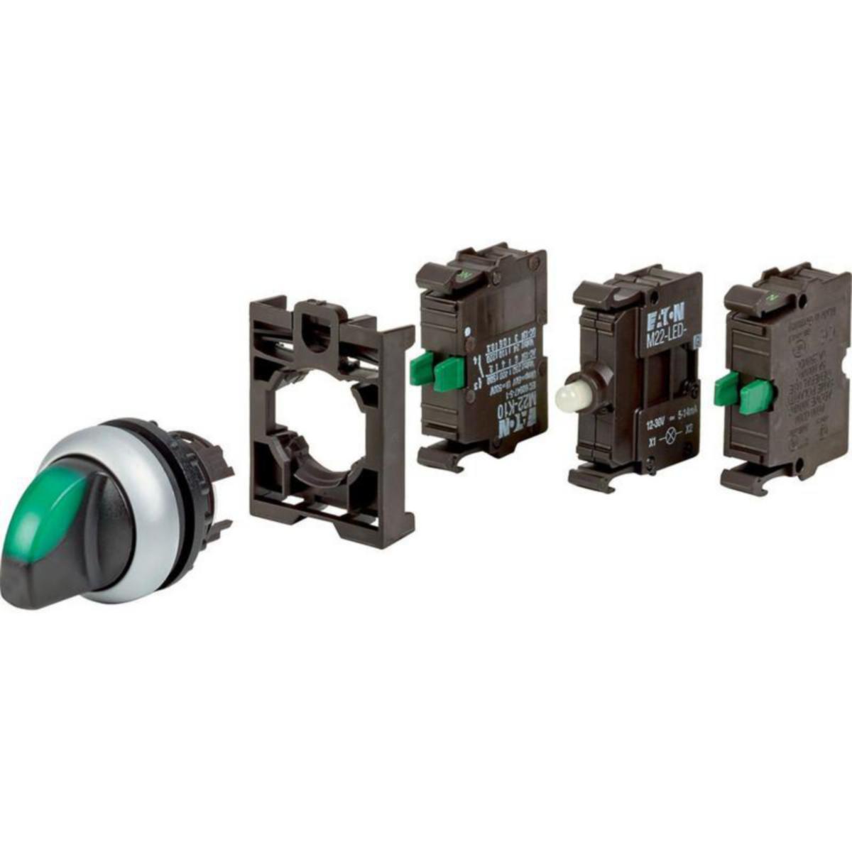 Vred RMQ-Titan, Eaton - VRED M22-WRLK3-G-2K10LED-BVP