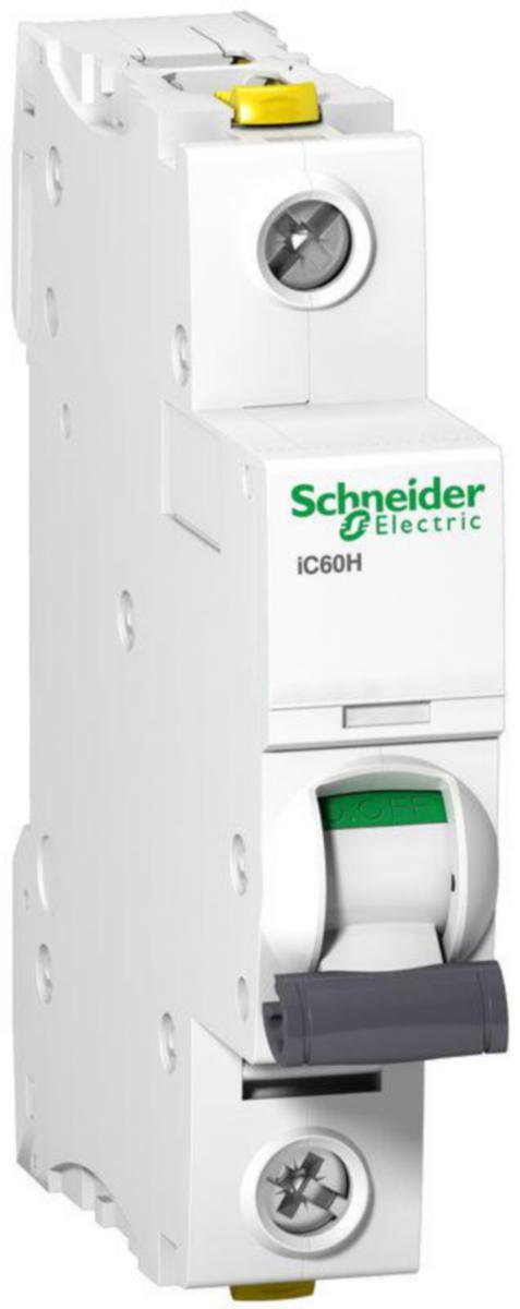 Minibrytare Schneider Electric Acti 9 D-karakteristik 1-pol 10kA - DVÄRGBRYTARE ACTI9 IC60H 1P D10A 10kA