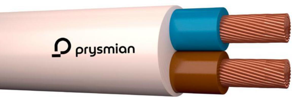Installationskabel Draka Afumex MSK-LSZH - INSTALLATIONSKABEL-HF DRAKA MSK-LSZH 2X0.75 N VIT R100 ECA