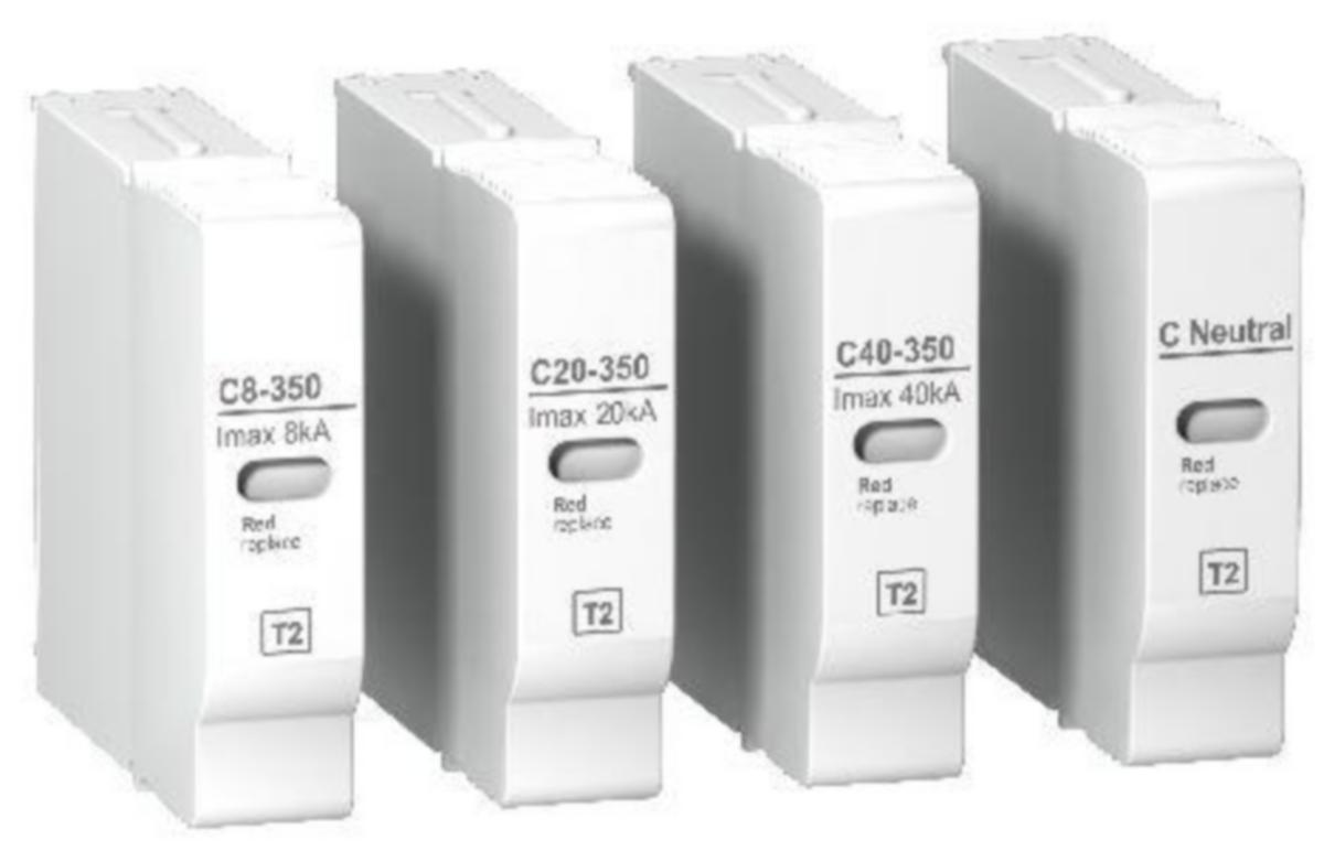 Överspänningsskydd tillbehör Schneider Electric Acti 9 Iquick - ÖVERSPÄNNINGSSKYDDSTILLB ACTI9 IQUICK UTBYTESPATRON C40-350