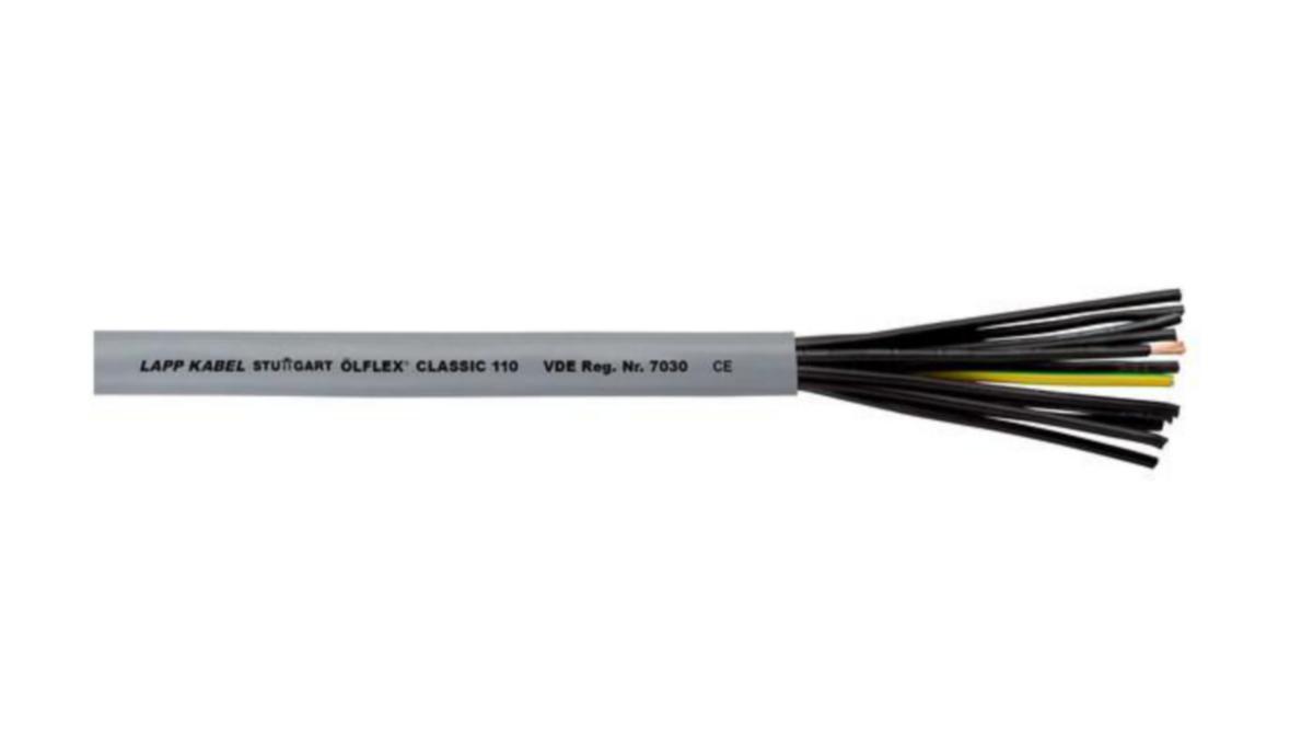 Styr- och maskinkabel PVC ÖLFLEX Classic 110, Lapp - STYRKABEL LAPP KABEL ÖLFLEX CLASSIC 110 25G2.5 K500