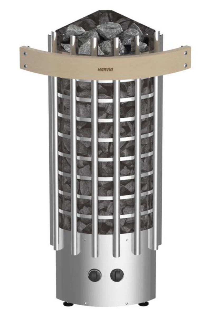 Tillbehör Harvia Glow Corner infällnads krage o Skyddsräcke - RÄCKE GLOW CORNER HTRC3 ASP