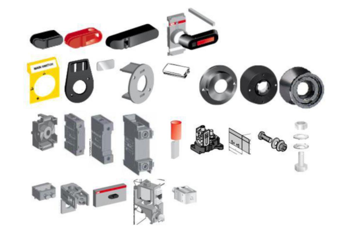 Kontaktpaket  ABB - TERMINAL BOLT SET OZXE5