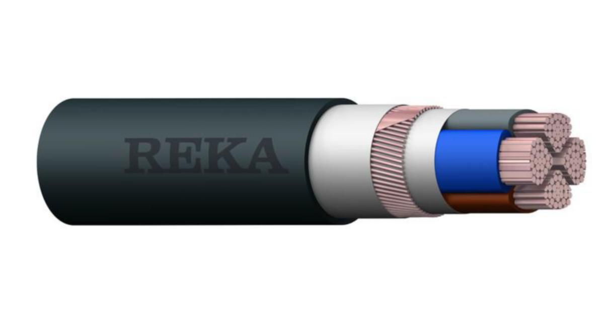 Kopparkraftkabel HF Reka XCMK Dca - KOPPARJORDKABEL-HF REKA XCMK-HF 4x240/120 Dca K400