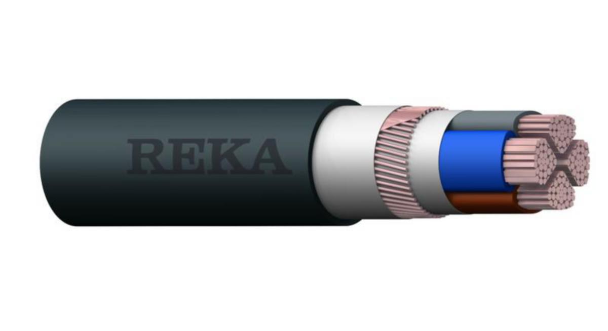 Kopparkraftkabel HF Reka XCMK Dca - KOPPARJORDKABEL-HF REKA XCMK-HF 4x185/95 Dca K500