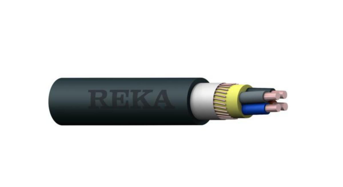 Kopparkraftkabel HF Reka XCMK Dca - KOPPARJORDKABEL-HF REKA XCMK-HF 4x6/6 Dca K1000