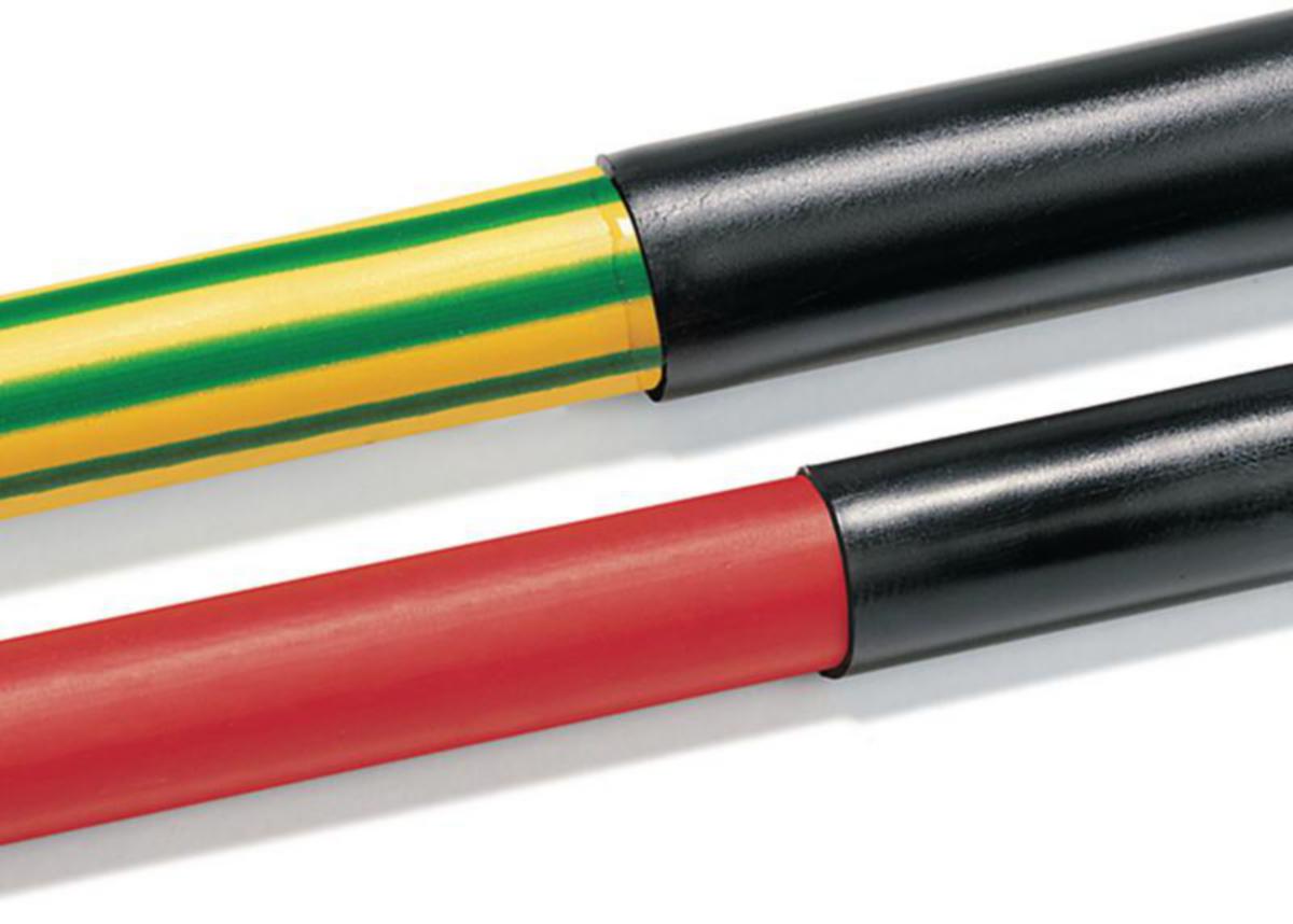 Krympslang TA40 HellermannTyton - KRYMPSLANG HELLERMANN TA40 4/1 SVART 1.2m LIM