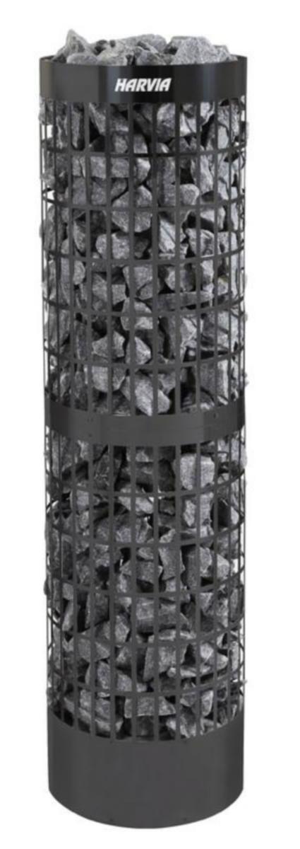 Bastuaggregat golvmodell Harvia Cilindro - BASTUUGN HARVIA CILINDRO PRO PC100E/135E BLACK STEEL
