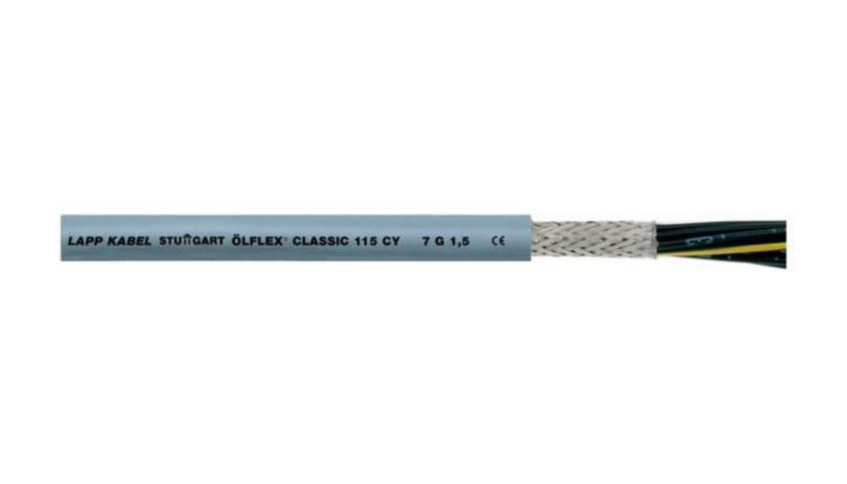Styrkabel Ölflex Classic 115 CY LAPP KABEL - STYRKABEL LAPP KABEL ÖLFLEX CLASSIC 115 CY 7G2.5 K5