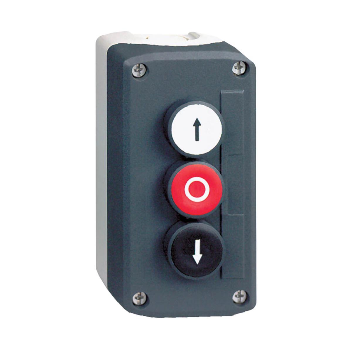 Tryckknappslåda Komplett Schneider Electric Harmony - TRYCKKNAPPSLÅDA SCHNEIDER XALD324 => O <= SKYLTAR