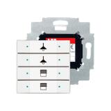 Tryckknapp KNX ABB Impressivo 6127/01-84-500